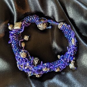Hand beaded bracelet
